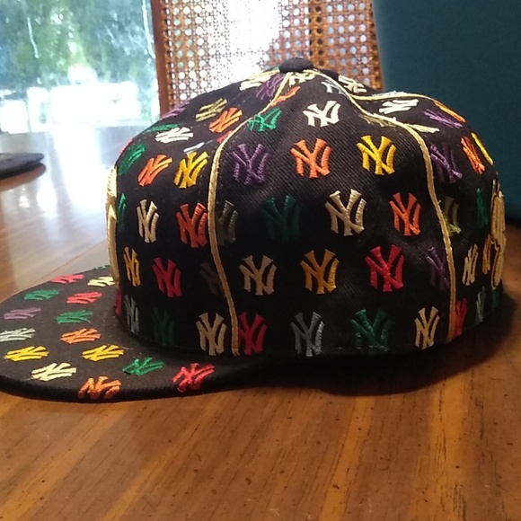 Yankees fitted baseball cap 7 5/8 - Picture 2 of 4